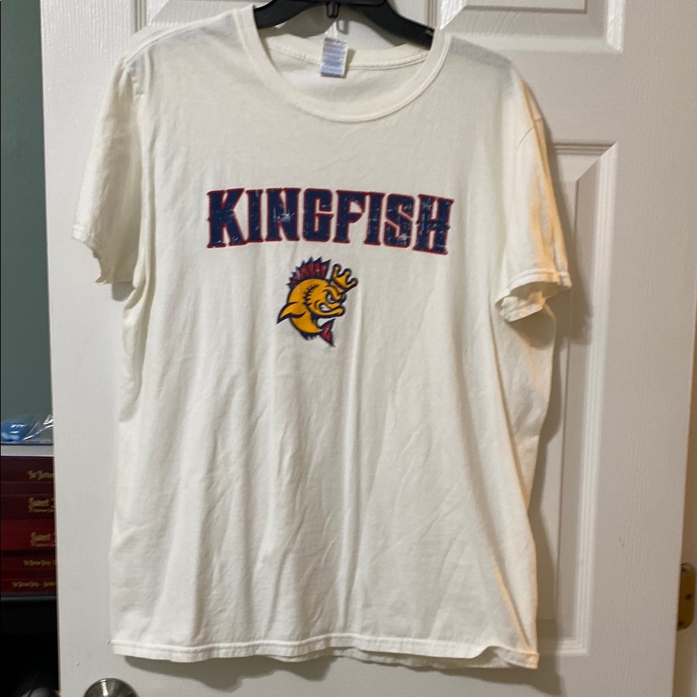 Kingfish White Graphic T-Shirt